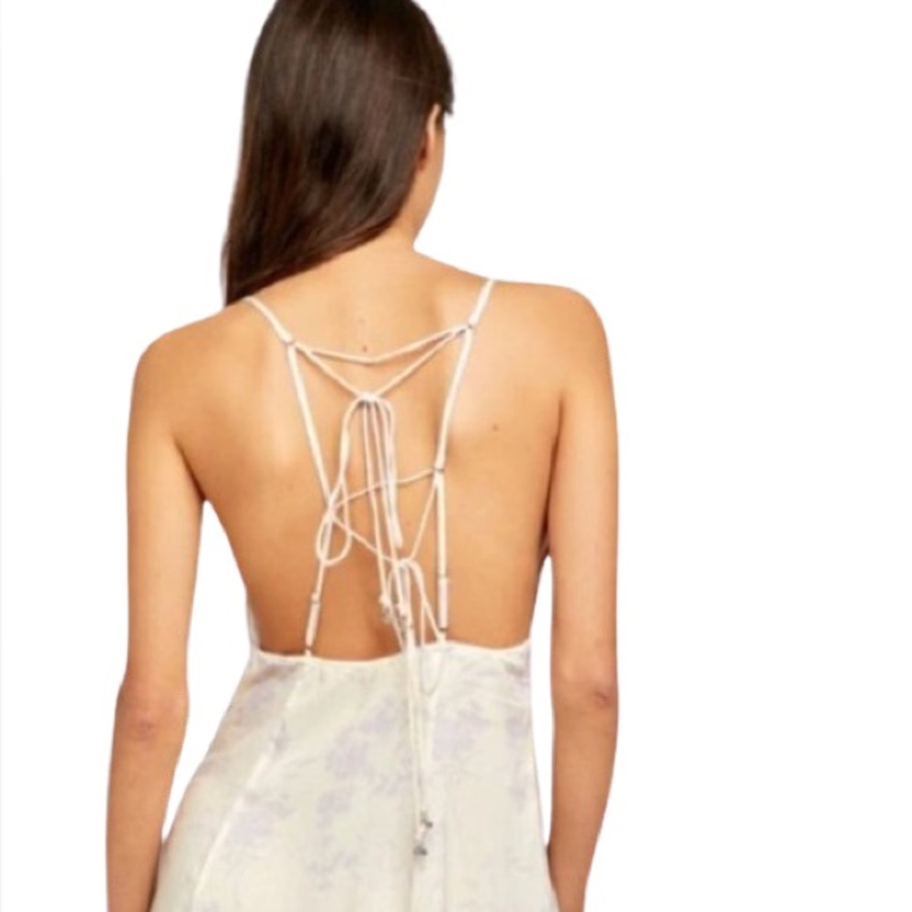 NWOT Free People Intimately In Control Strappy Back Mini Dress Size S - Picture 3 of 10